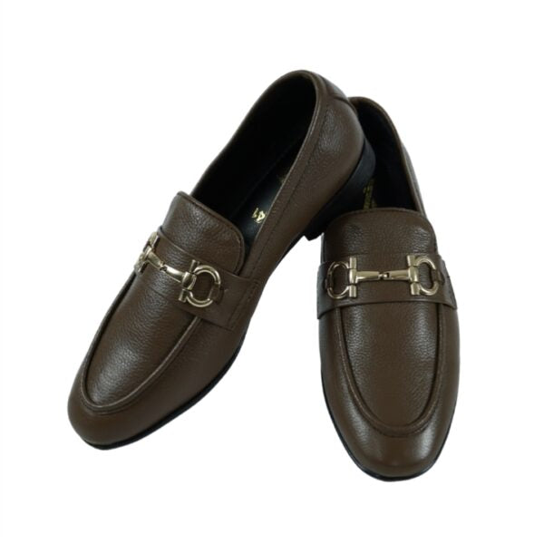 Sleek Slip-On Shoes Leather