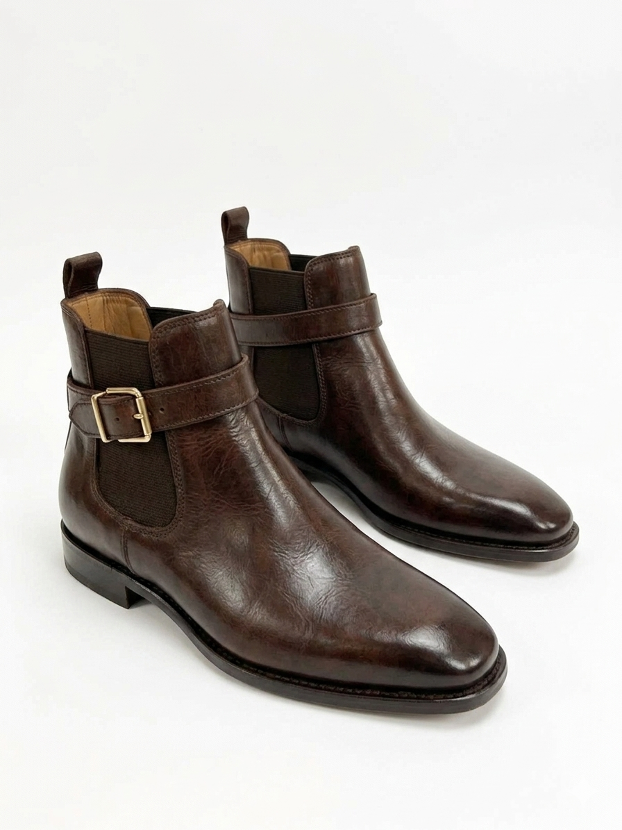 The Khyber Monk Chelsea for Men - (Dark Brown )