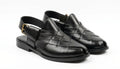 Peshawari- Checkered Patent Black and Brown Color