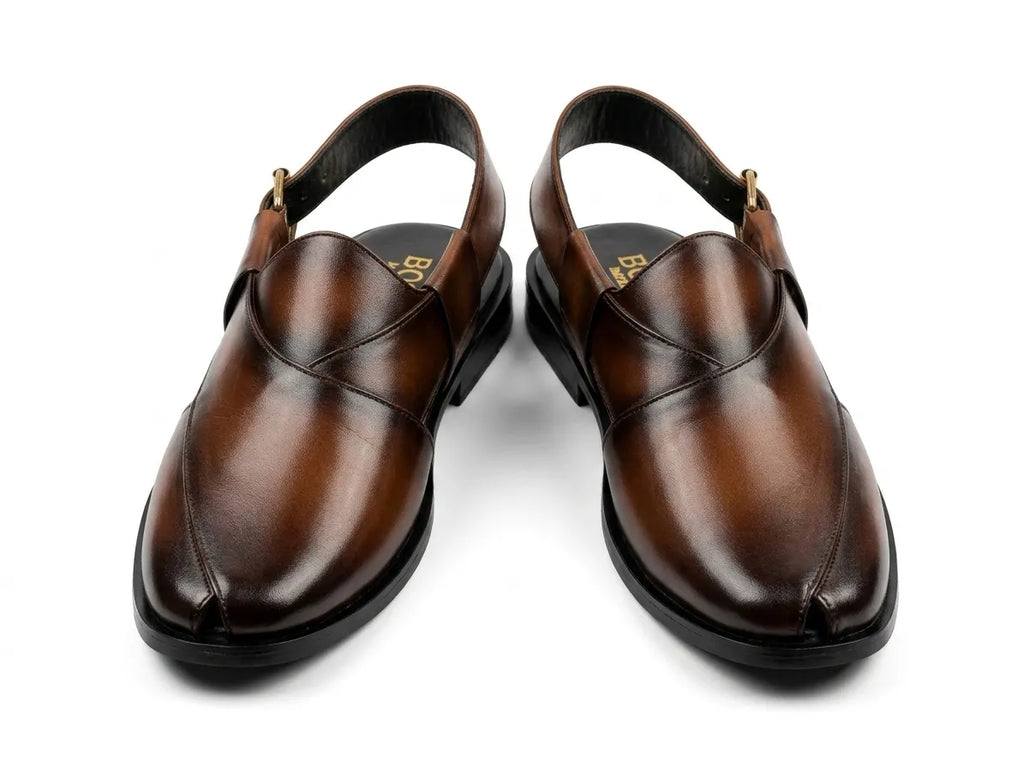 Peshawari- Doubled Toned Brown Colored