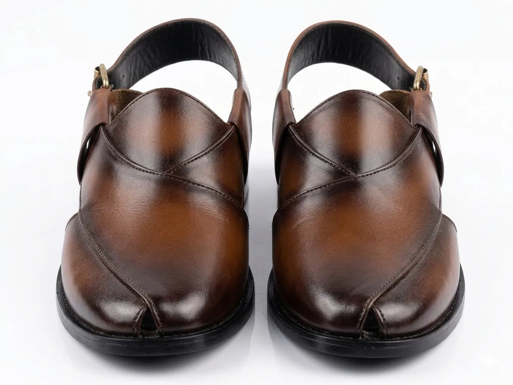 Peshawari- Doubled Toned Brown Colored