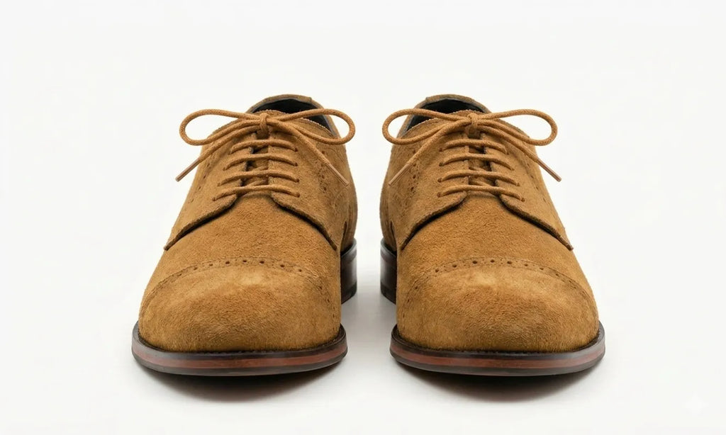Suede Leather Laces Formal Shoew