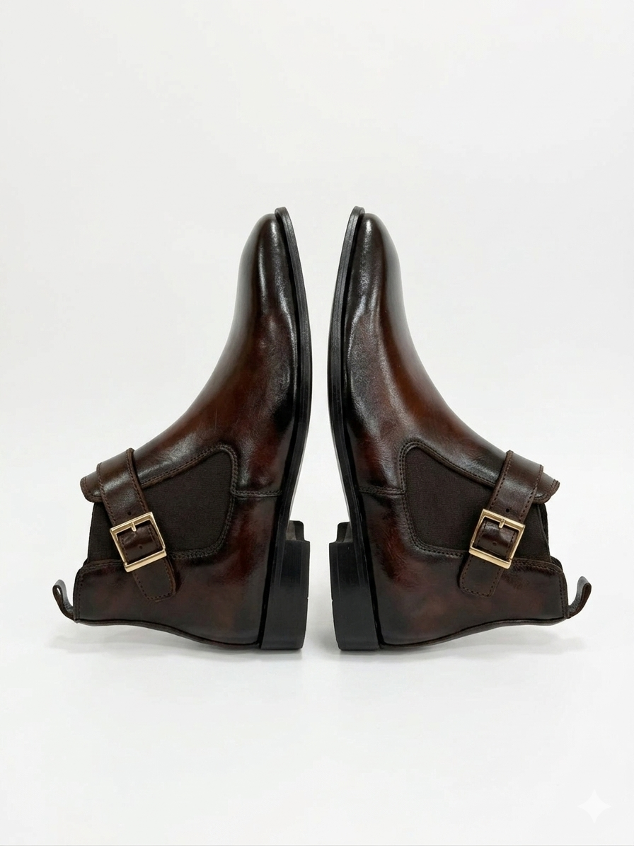The Khyber Monk Chelsea for Men - (Dark Brown )