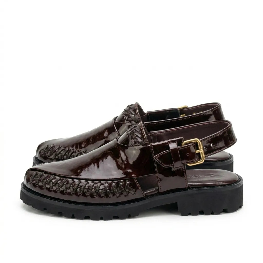 Peshawari- Paroi Designed Shining Chappal
