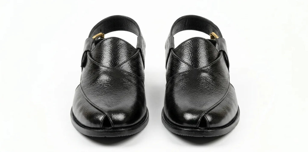 Mild Leather Peshawari-Black