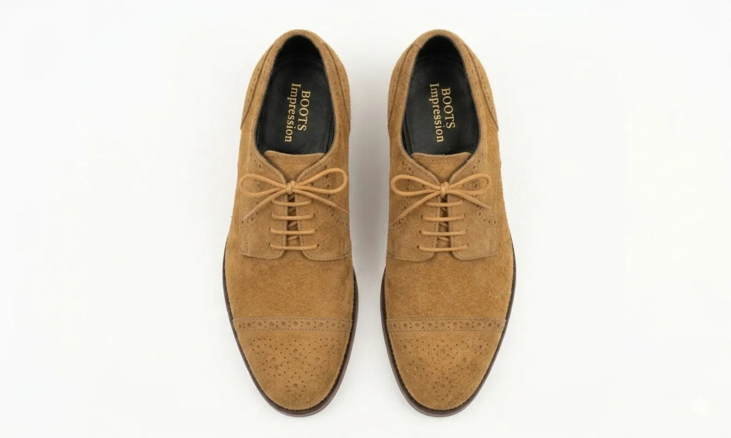 Suede Leather Laces Formal Shoew
