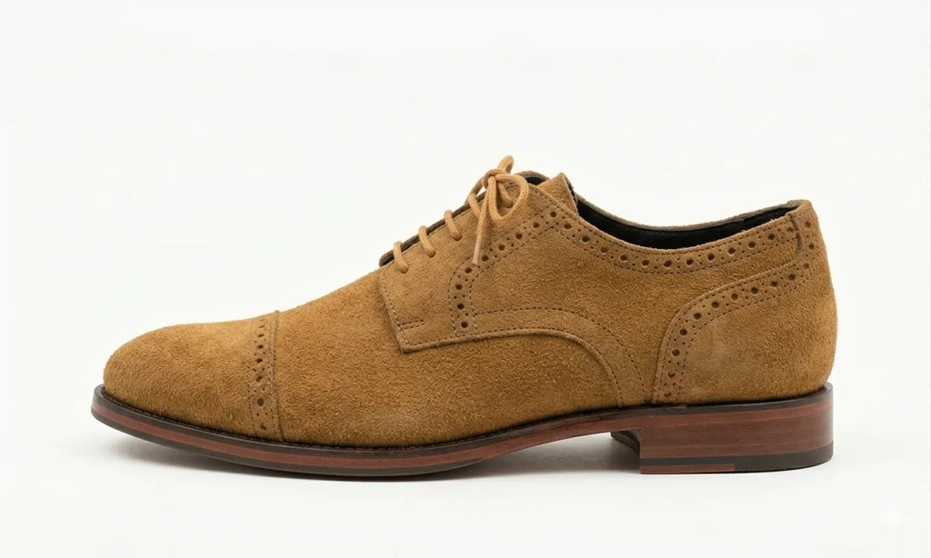 Suede Leather Laces Formal Shoew