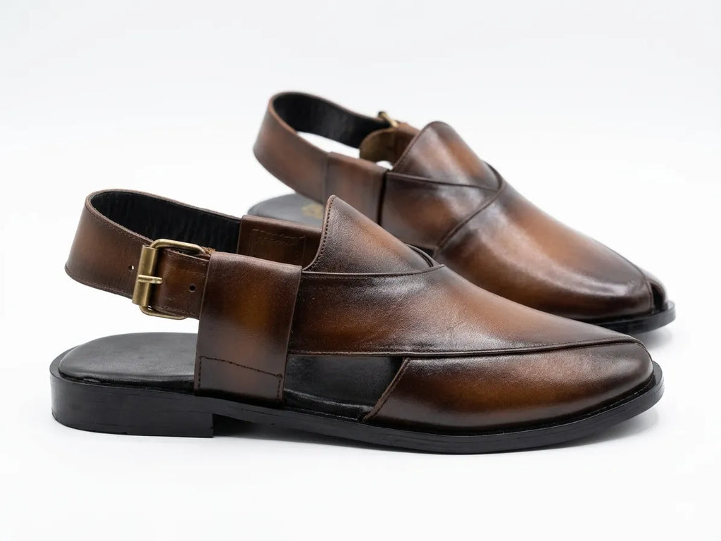 Peshawari- Doubled Toned Brown Colored